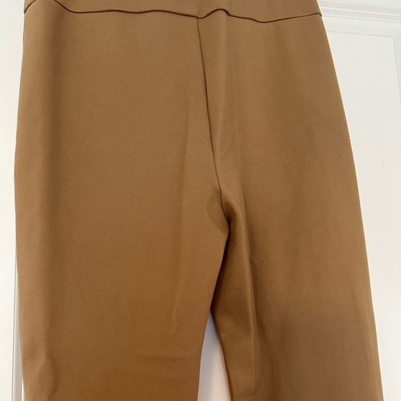 Zara Tan Skinny Stretchy Pants with Button Accents- Size M - Picture 9 of 10